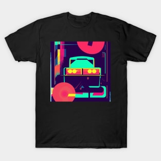 Retro Abstract Art T-Shirt